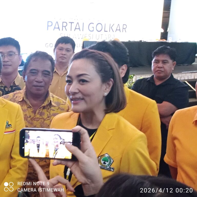 Michaela Elsiana Paruntu Resmi Nahkodai Golkar Sulut 2025-2030